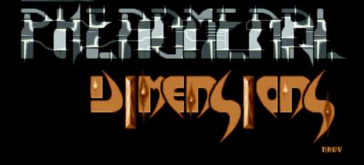Phenomenal Dimension