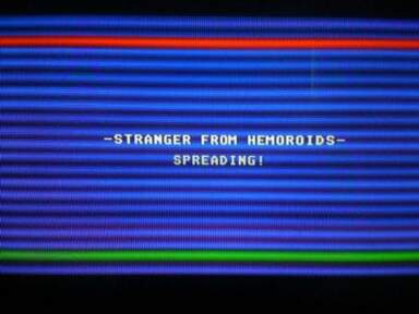 STRANGER FROM HEMOROIDS SPREADING!