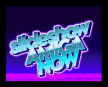 Slideshow Amiga Now logo